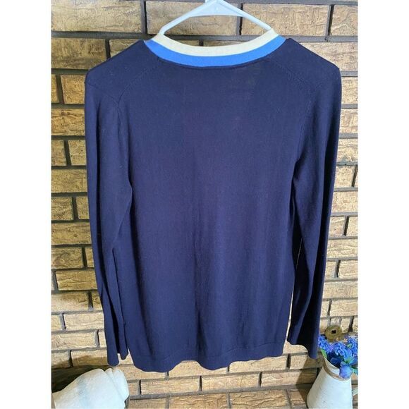 Talbots NWT Navy Blue Cardigan Sweater‎ - Picture 2 of 6